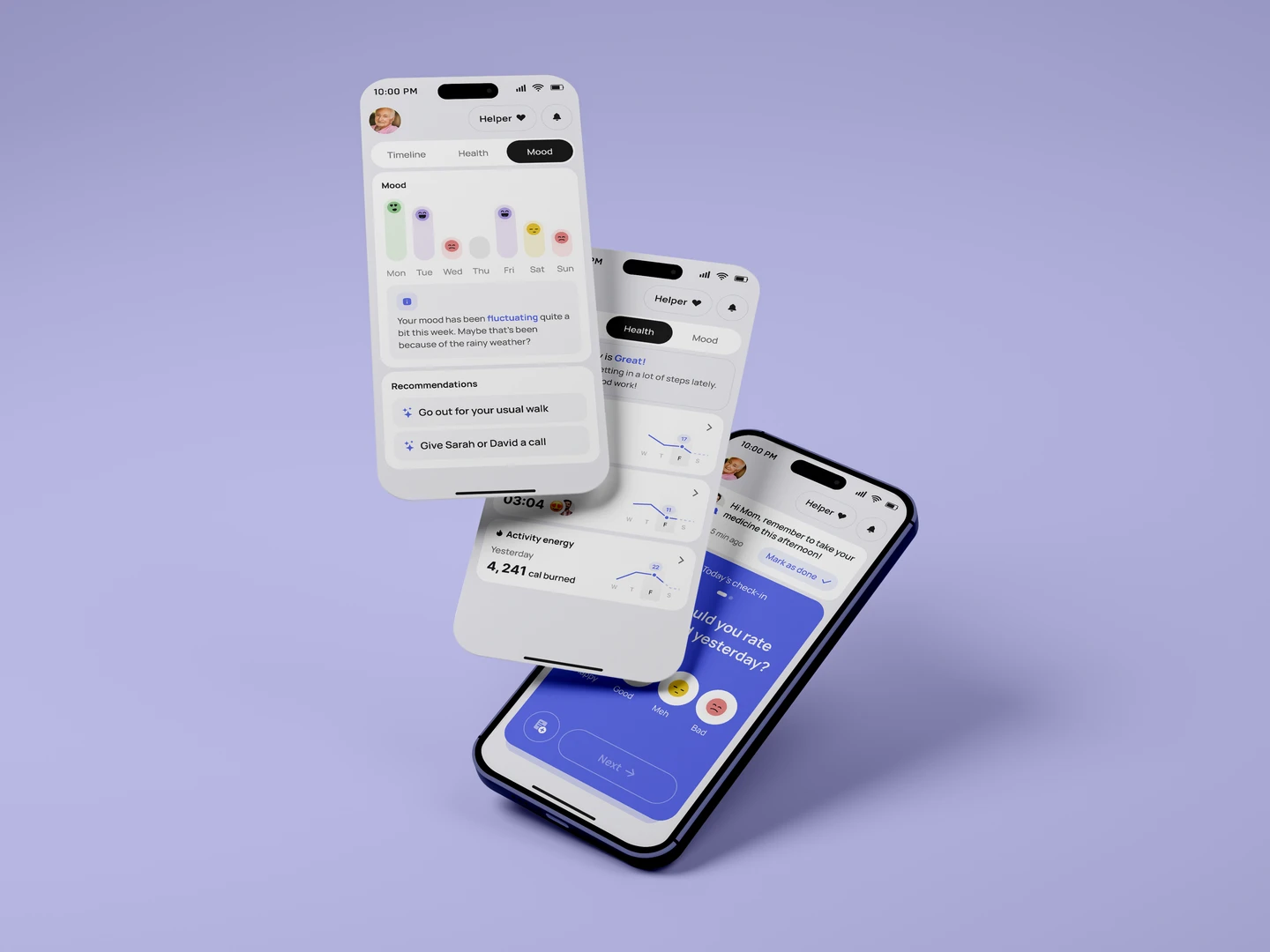 Gildage mobile mood history, health metrics, and&nbsp;daily check‑in